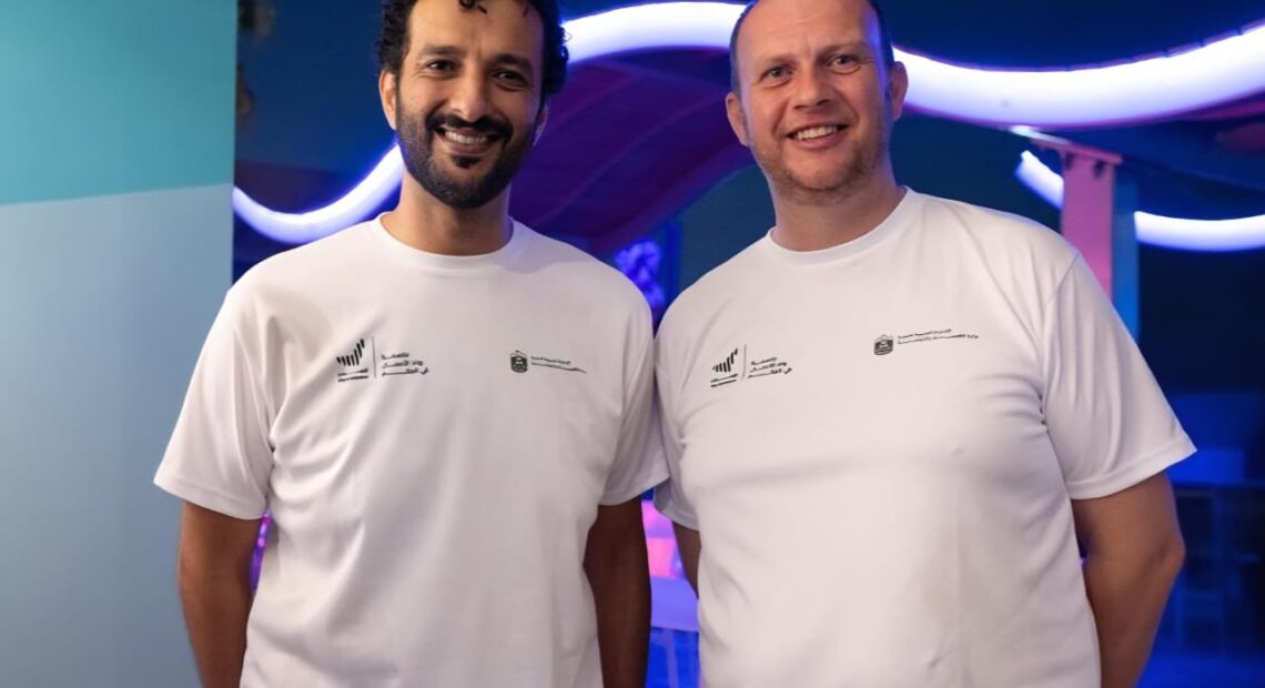 From left to right - H.E. Abdulla Bin Touq Al Marri, Minister of Economy and Tourism, UAE; Patrick J. Moloney, Founder and CEO, P4ML