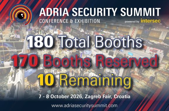 Adria Security Summit 2026 exhibition in Zagreb with only 10 booths remaining.