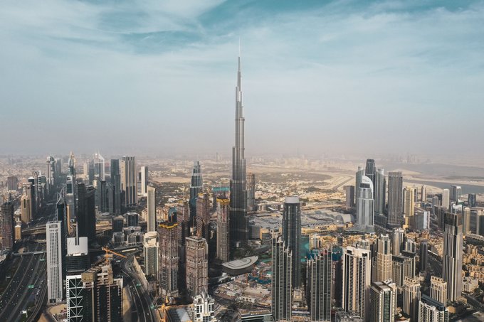 Security control room at Burj Khalifa featuring integrated video wall management and real-time monitoring systems.