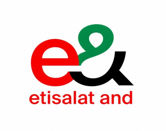 e& corporate logo representing the launch of the OneWork sovereign collaboration platform in the UAE.