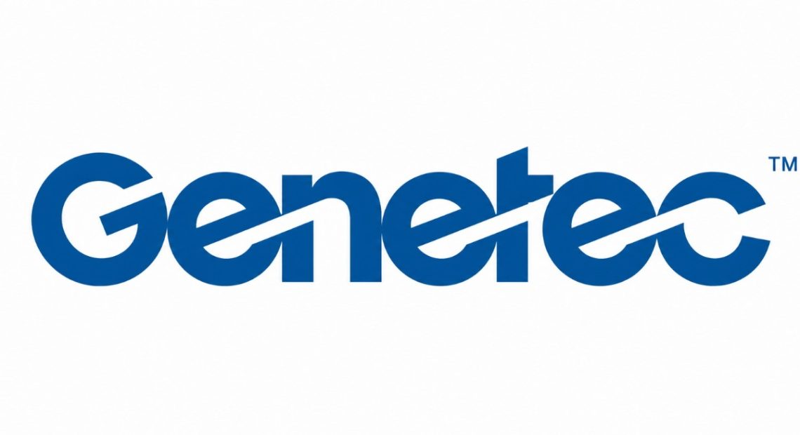 Genetec logo representing the company's ANSSI-certified access control solutions