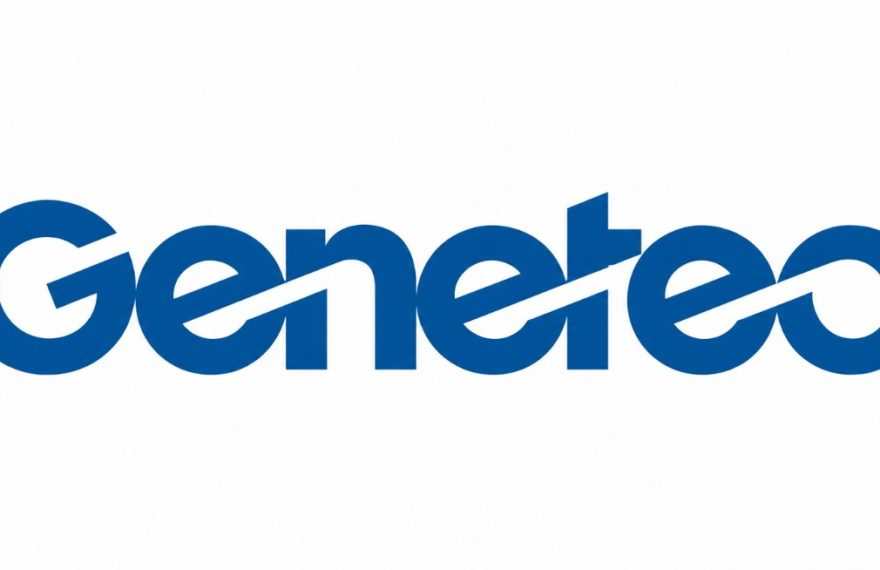 Genetec logo representing the company's ANSSI-certified access control solutions