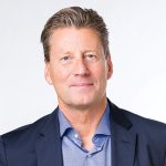 Peter Strom, President and CEO of March Networks and VIVOTEK, discussing AI-powered video surveillance, intelligent security, and Delta Electronics' smart building strategy.