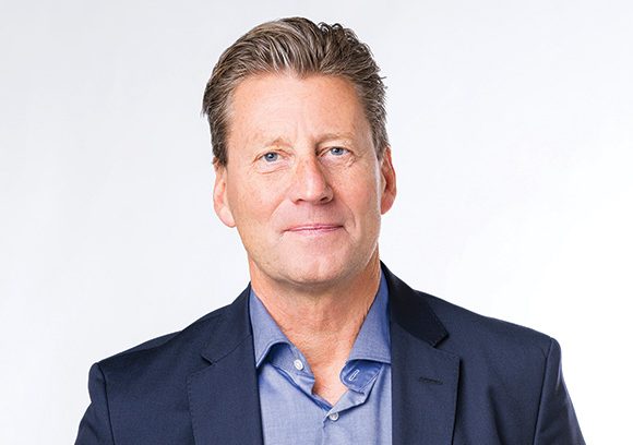 Peter Strom, President and CEO of March Networks and VIVOTEK, discussing AI-powered video surveillance, intelligent security, and Delta Electronics' smart building strategy.