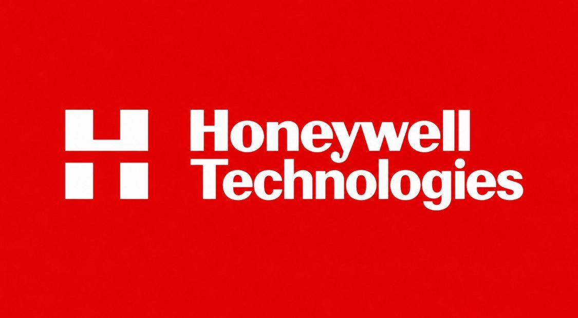 Honeywell Technologies logo on a red background