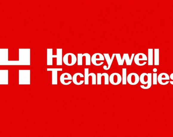 Honeywell Technologies logo on a red background