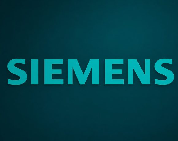 Siemens logo illustrating the company's €300 million investment in switchgear production for AI data centres