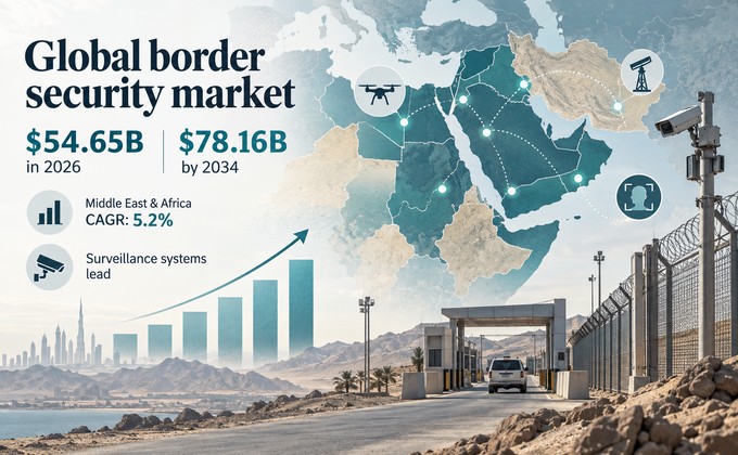 Middle East border security market growth and surveillance systems