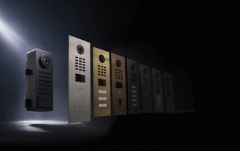 DoorBird D22x video intercom series in multiple finishes