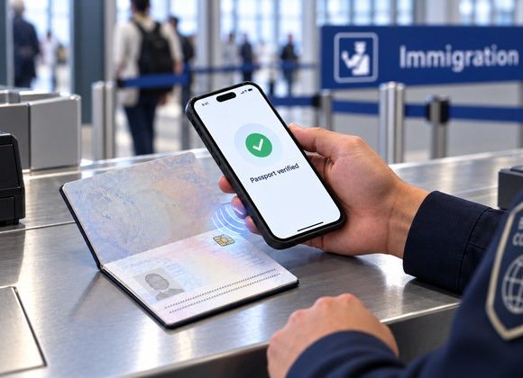 NFC passport verification for foreign nationals in Egypt