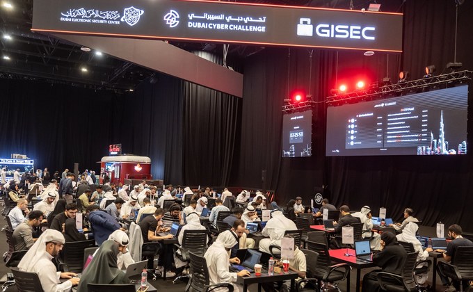 Participants at the Dubai Cyber Challenge during GISEC Global 2026 in Dubai