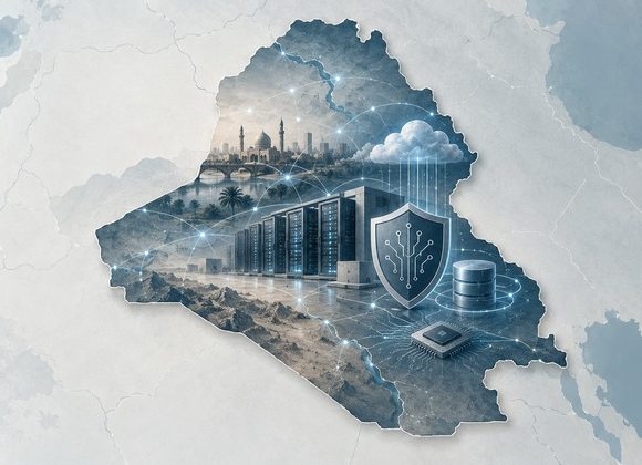 Illustration of Iraq’s AI infrastructure and data sovereignty