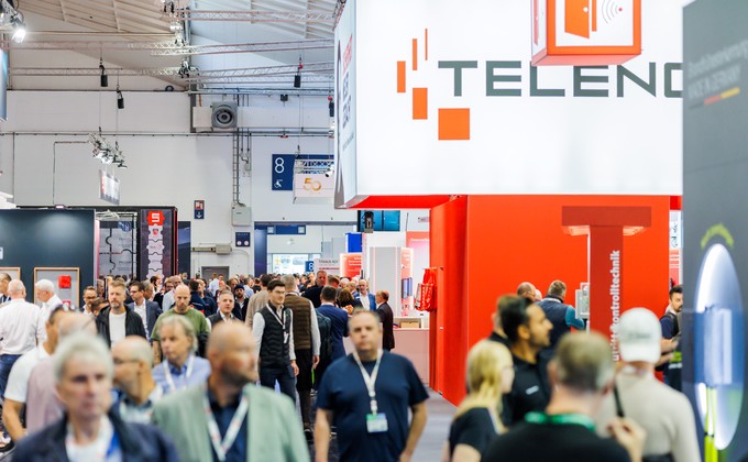 Visitors at Security Essen 2026 exhibition hall