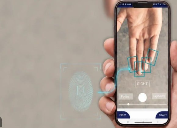 Thales contactless fingerprint capture using a mobile device