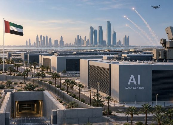 UAE AI data center with physical security and underground infrastructure