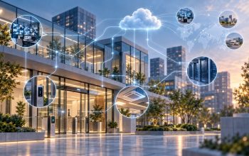 Connected physical security systems linked to cloud and external providers