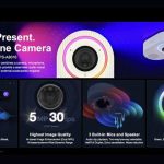 Hanwha Vision SPS-A8016 all-in-one security camera with AI analytics, audio communication and RGB LED alerts