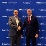 Miguel Angel Villalonga of PureCS and Walid Yehia of Dell Technologies at the UAE cybersecurity partnership announcement